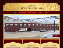 Tablet Screenshot of eurekagoldcountryinn.com